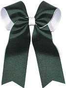 Large Two Layer Evergreen over White About 6'' wide x 6'' long tails Call for your color combination