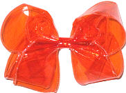 Large Orange Jelly Bow