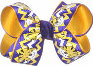 LSU Purple and Gold Bows